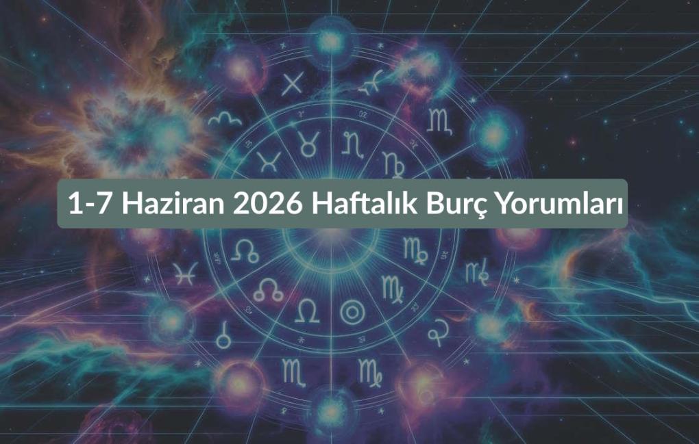 1-7 Haziran 2026 Haftalık Burç Yorumları (Aşk Hayatı, İş Hayatı, Para, Sağlık, Kişisel Gelişim)