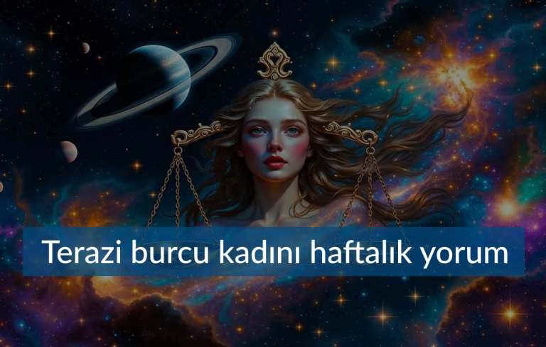 Terazi burcu kadını haftalık yorum Aşk İş Sağlık Para