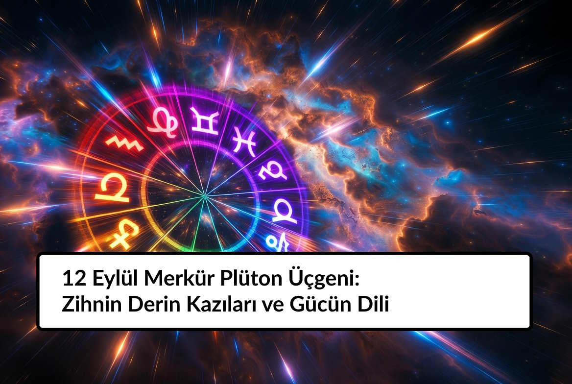12 Eylül Merkür Plüton Üçgeni: Zihnin Derin Kazıları ve Gücün Dili