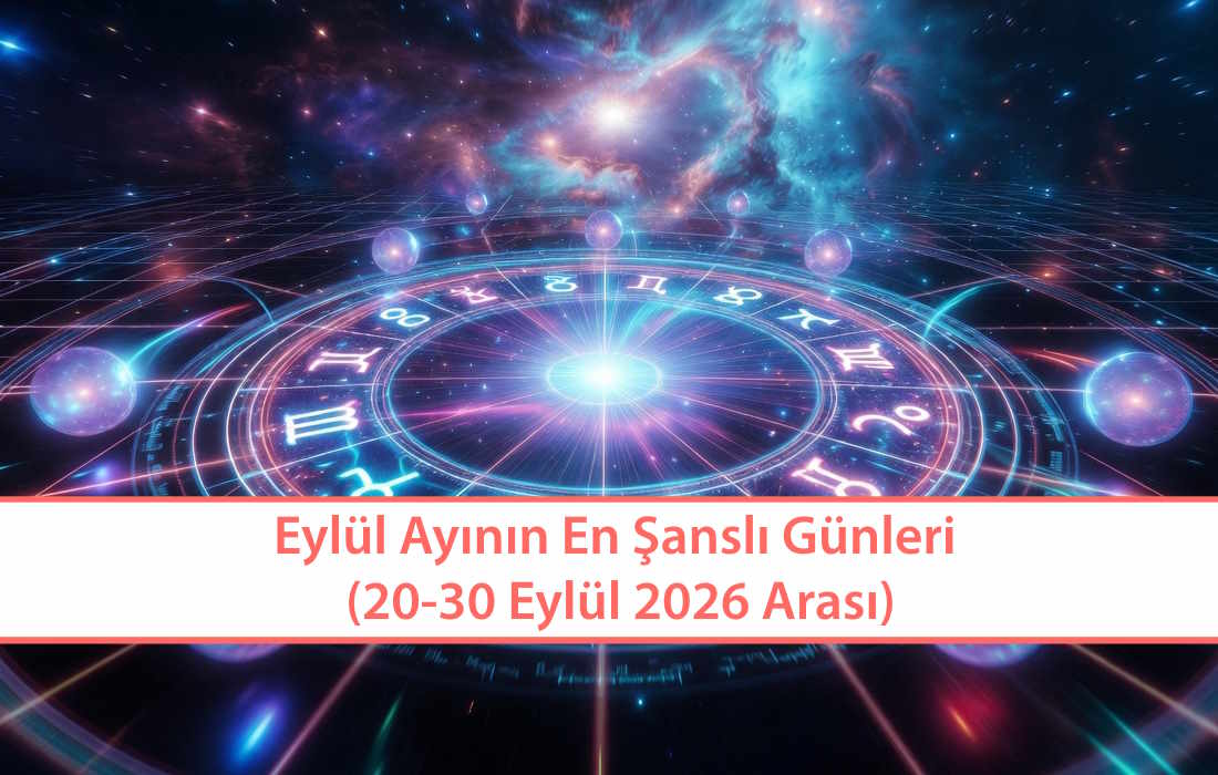Eylül Ayının En Şanslı Günleri (20-30 Eylül 2026 Arası) 1 Eylül Ayının En Şanslı Günleri (20-30 Eylül 2026 Arası)