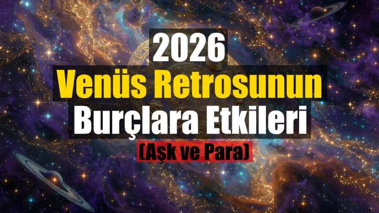 2026 Venüs Retrosunun Burçlara Etkileri (Aşk ve Para)