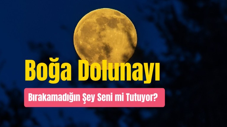 26 Ekim Boğa Dolunayı: Bırakamadığın Şey Seni mi Tutuyor?