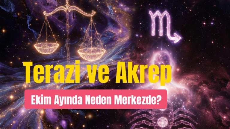 Astrolojiye Göre Terazi ve Akrep Bu Ay Neden Merkezde?